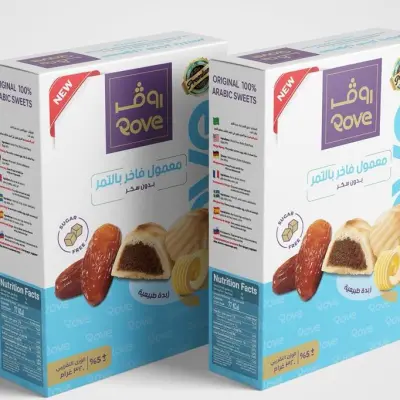 Premium Rove Maamoul with Dates (Sugar-Free)